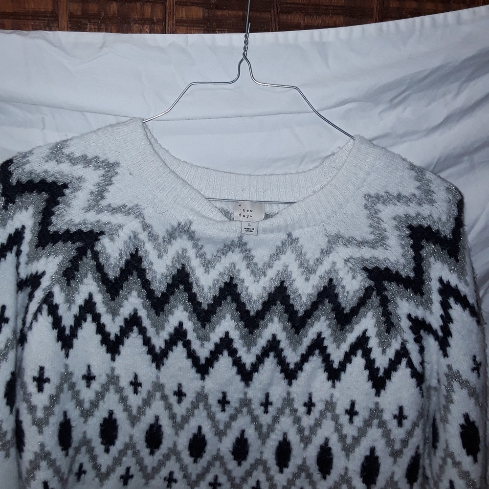 A New  Day  long Sleeve Sweater